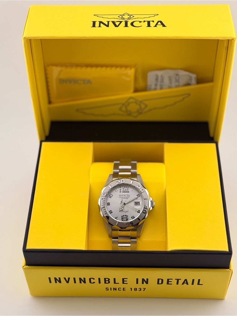 ✨ Invicta Angel 28679 Silver Watch w/ Box & Tag - Ex Display Model